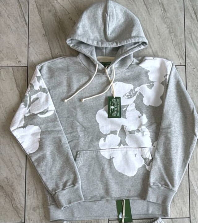 パーカー・フーディ Denim Tears Logo-Print Distressed Cotton-Jersey Hoodie Denim Tears X Cactus Plant Flea Market - Logo Print Hoodie