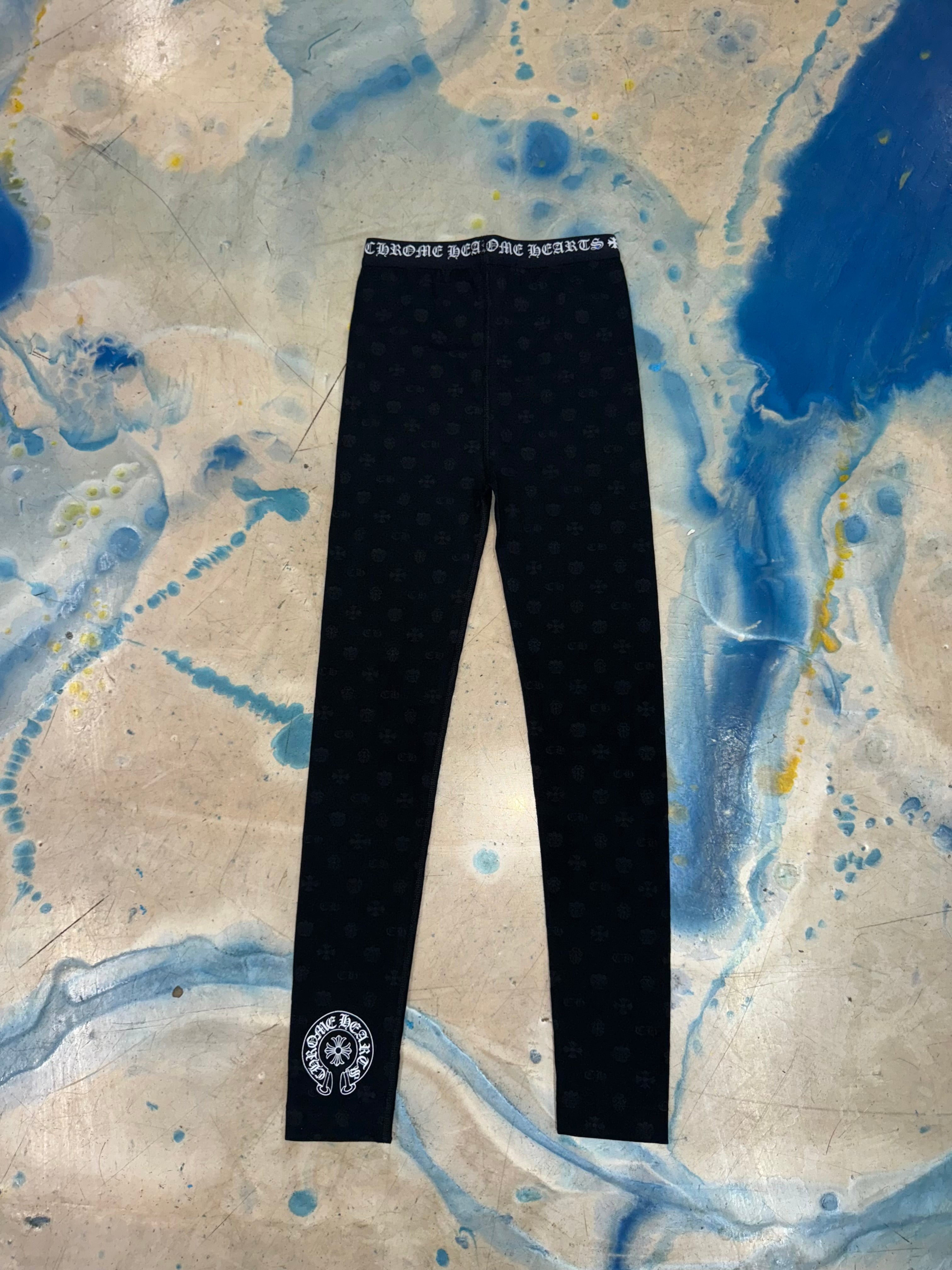 Chrome Hearts Leggings Logo×Black Msize LEGGINGS | Chrome Hearts
