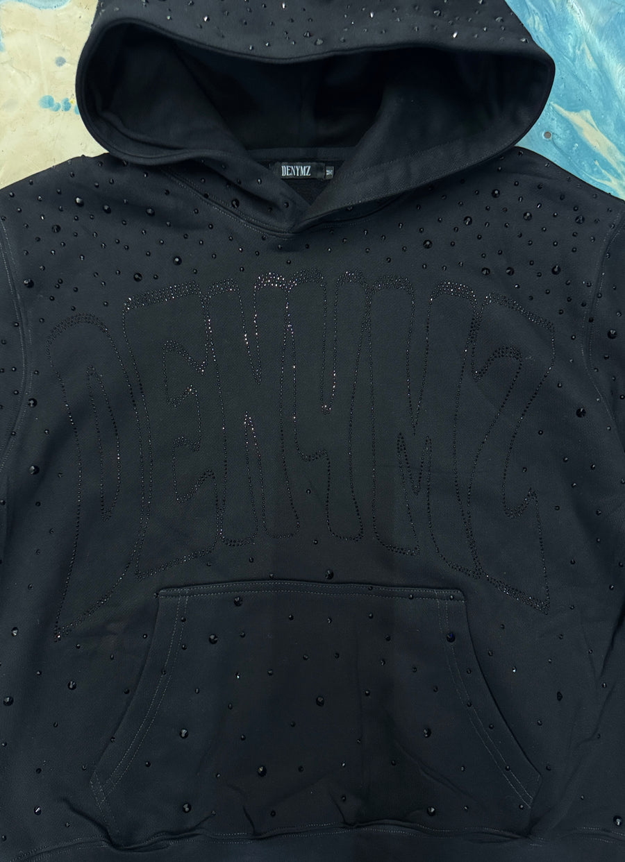Denymz Rhinestone Hoodie