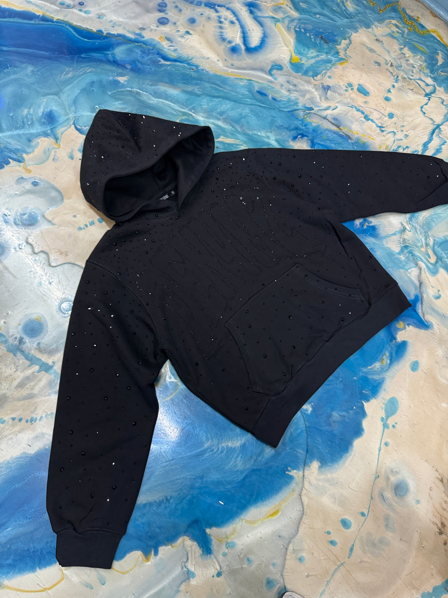 Denymz Rhinestone Hoodie