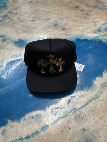 Camo Cross Chrome Hearts Hat